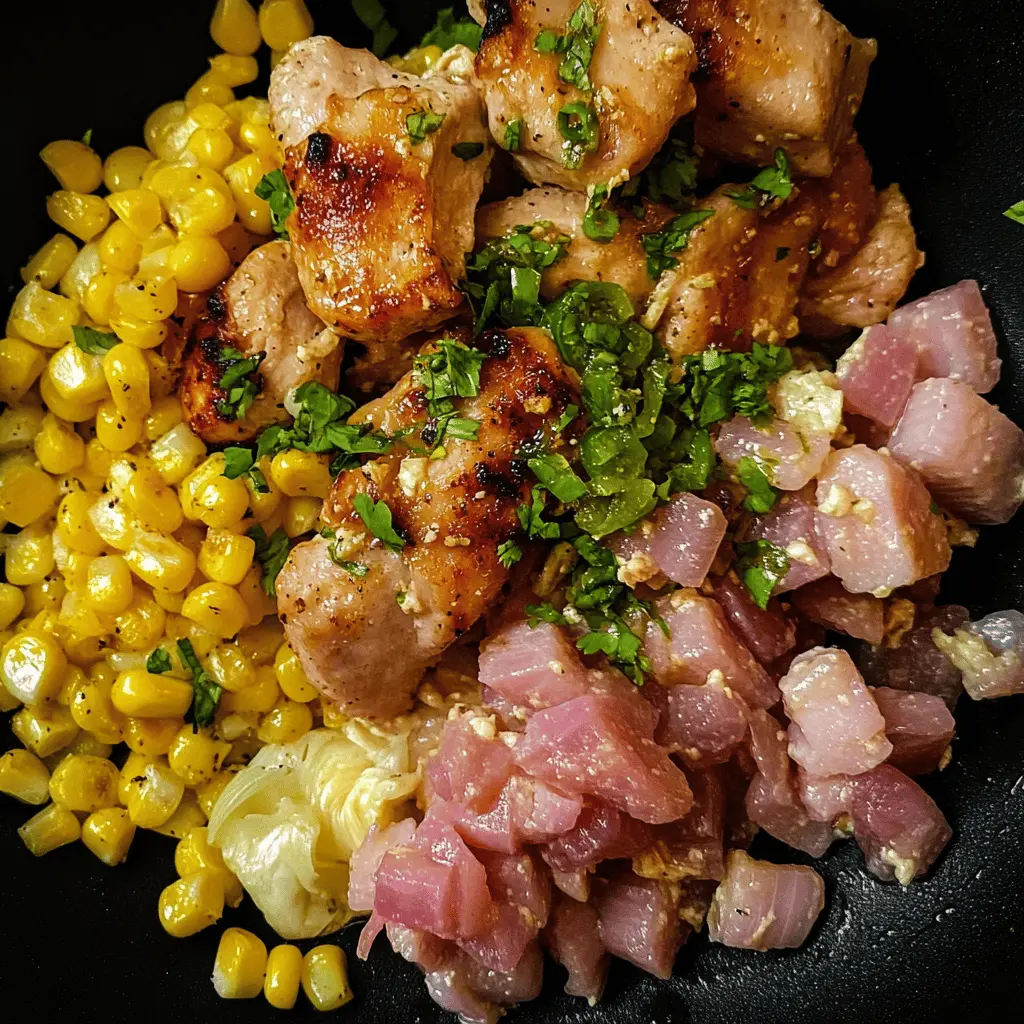 Looking for a delicious grill recipe? Try this Blackstone Jalapeno Lime Chicken and Corn! It’s packed with vibrant flavors from fresh jalapeños, zesty lime, and perfectly charred corn that elevate a simple chicken dish. Perfect for summer cookouts or a family dinner! Save this recipe to impress your guests at your next gathering!
