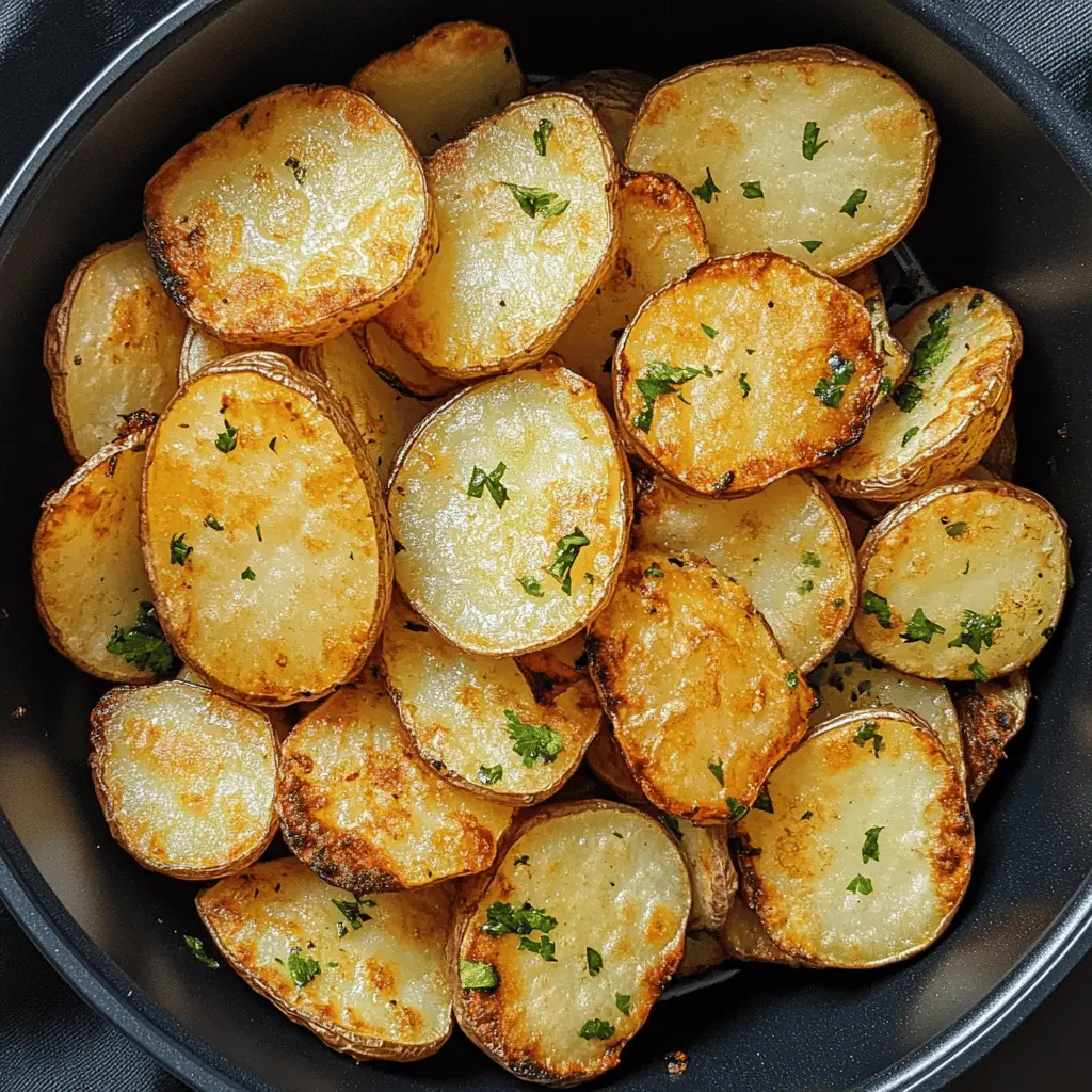 Looking for a quick and tasty side dish? These crispy sliced potatoes in the air fryer are just what you need! With just a few simple ingredients, you'll enjoy perfectly crispy edges and fluffy centers. Just slice, season, and let the air fryer do its magic. Save this recipe for your next dinner or snack! Perfect for family gatherings or movie nights!