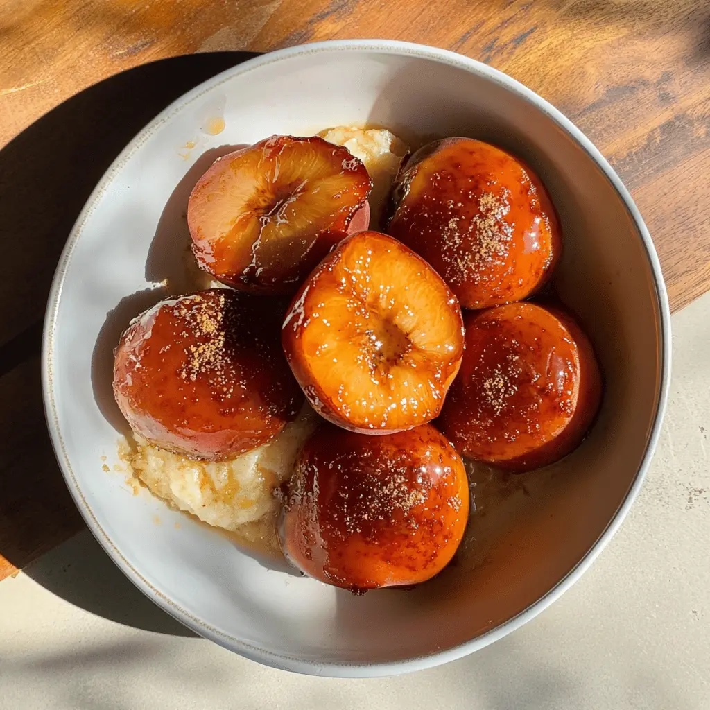Transform your summer dessert with these Easy Air Fryer Peaches! Juicy peaches are lightly caramelized to bring out their natural sweetness, making this treat perfect for warm days. Top them with a scoop of vanilla ice cream or yogurt for a delightful addition. Save this quick and delicious recipe for your next gathering or an effortless indulgence any time!