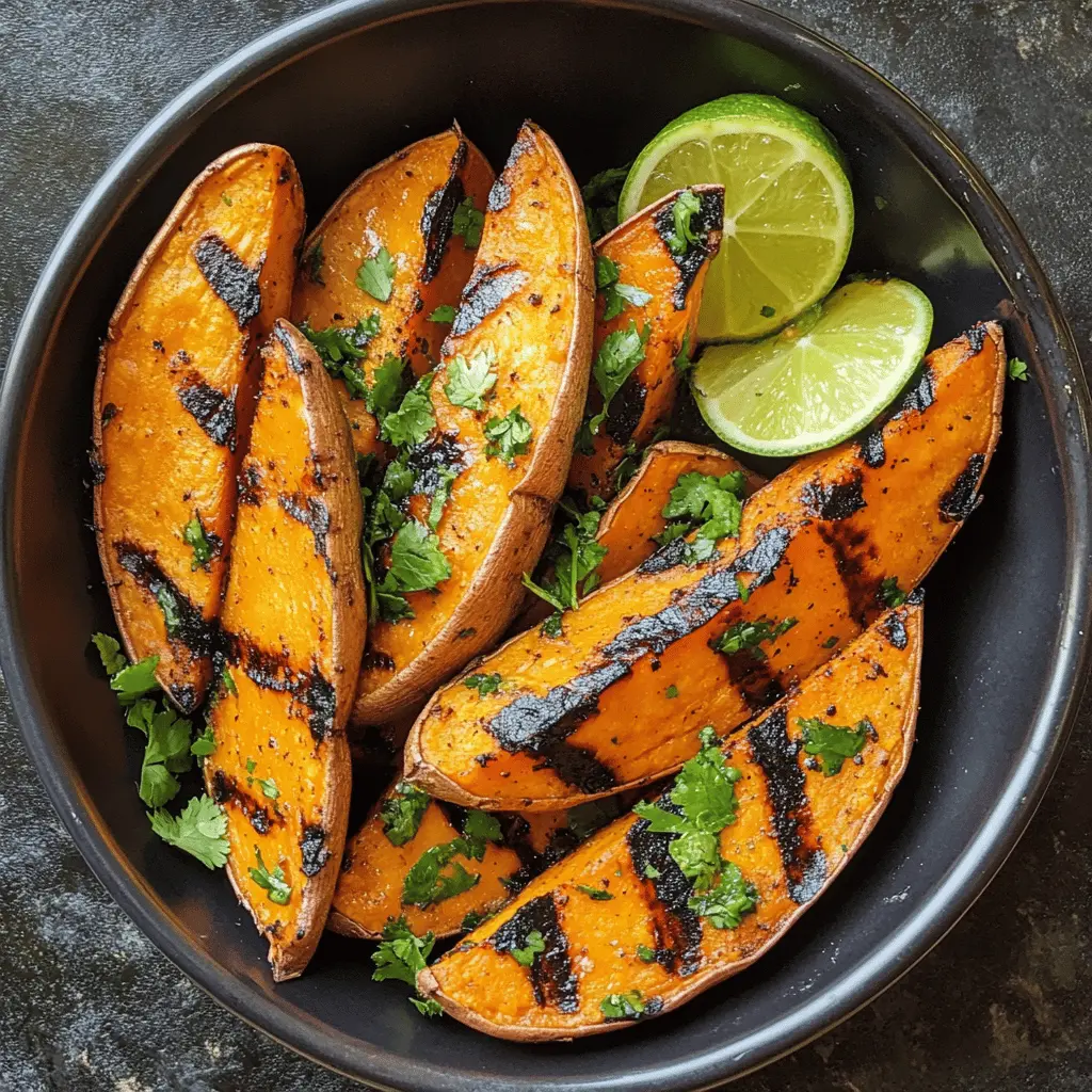 These grilled cilantro-lime sweet potatoes are the perfect blend of zesty and earthy flavors! With their vibrant, fresh taste and simple ingredients, they make a delightful side dish for any summer gathering. Perfect for BBQs or family dinners, be sure to save this recipe for your next outdoor feast!