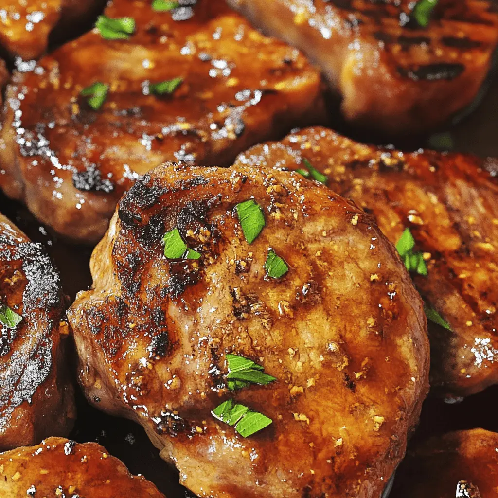 Get ready to impress with these juicy grilled pork chops topped with a zesty spicy peach glaze! The perfect blend of sweet and savory flavors will make this dish a standout at your summer barbecues or family dinners. Save this recipe for an easy weeknight meal that everyone will love! 🍑🔥