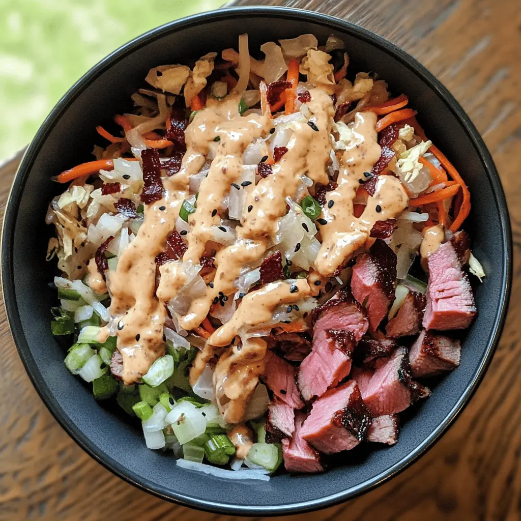 Experience the comforting flavors of a classic Reuben without the bread in this delicious Reuben in a Bowl recipe! With savory corned beef, tangy sauerkraut, and creamy Swiss cheese, it's a hearty, low-carb meal that satisfies. Perfect for lunch or dinner, save this recipe to enjoy a unique twist on a beloved favorite any day of the week!
