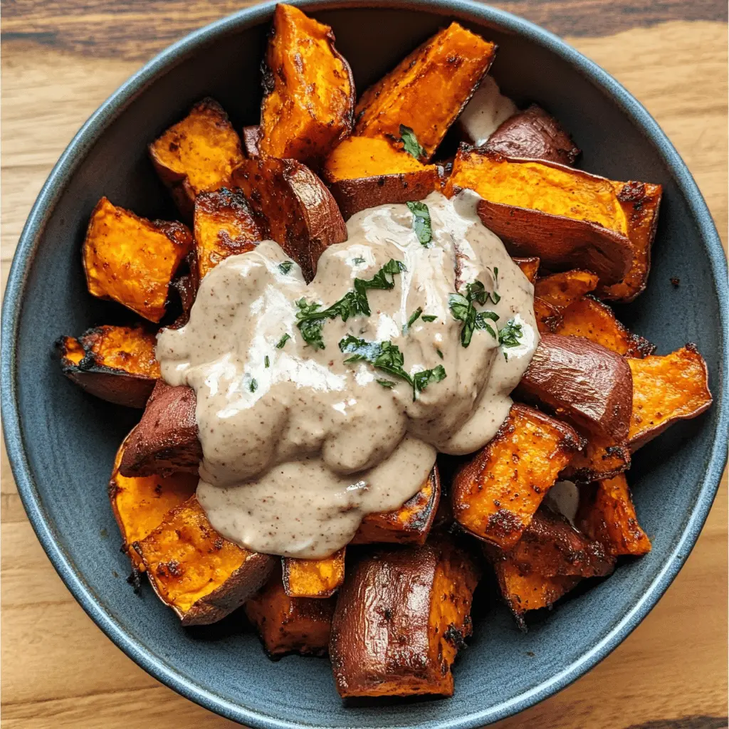 Transform your meals with these Smoky Roasted Sweet Potatoes paired with a zesty Chipotle Mayo! This recipe features perfectly caramelized sweet potatoes infused with smoky flavors, making it a delicious side dish or snack. Save this pin to whip it up for your next dinner party or BBQ – your taste buds will thank you!