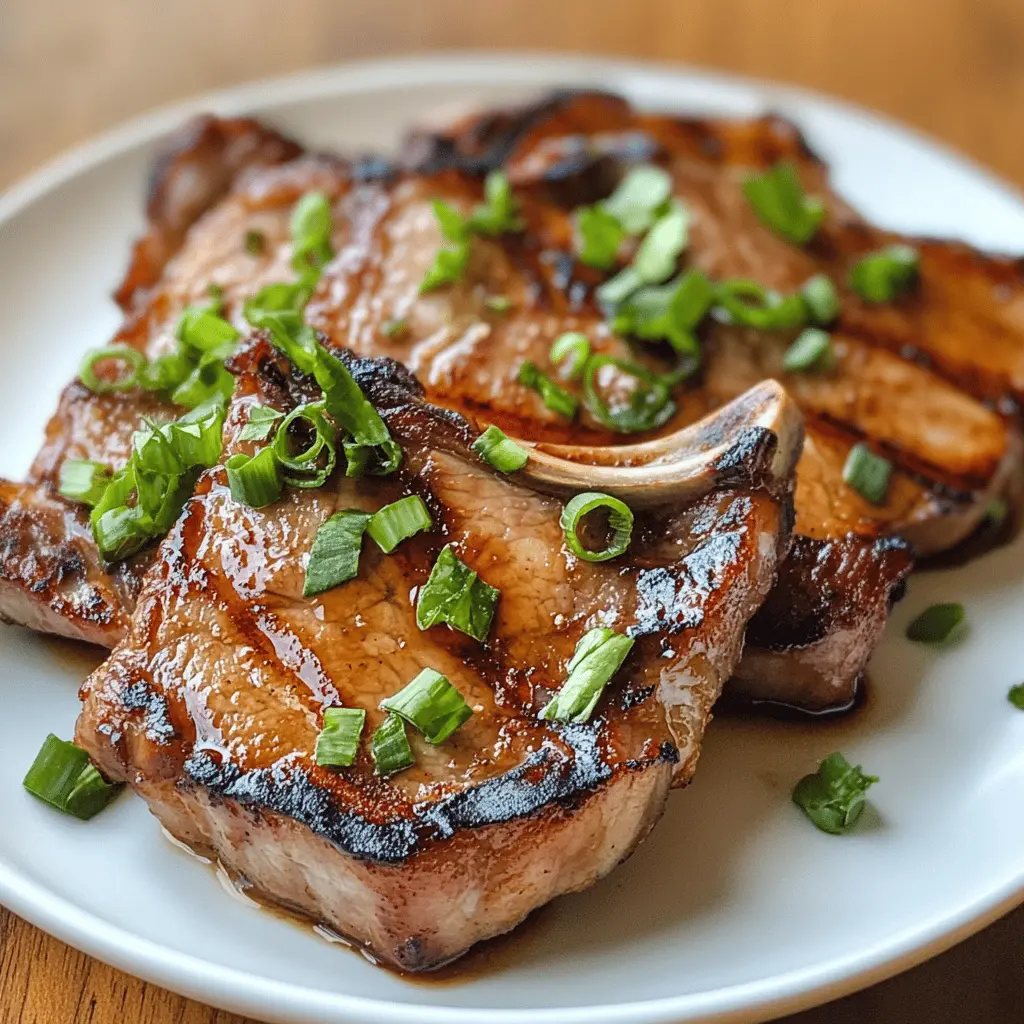 Transform your pork chops with this easy and delicious marinade! Made with soy sauce, garlic, and a hint of brown sugar, this recipe adds mouthwatering flavor and tenderness to your meat. Perfect for grilling, baking, or frying. Save this pin and impress your family at your next dinner or barbecue night!