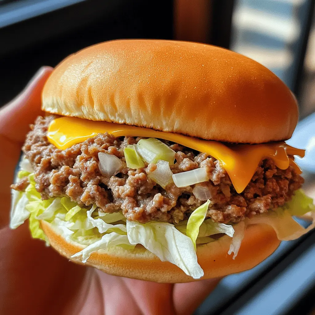 Easy Big Mac Sloppy Joes Recipe