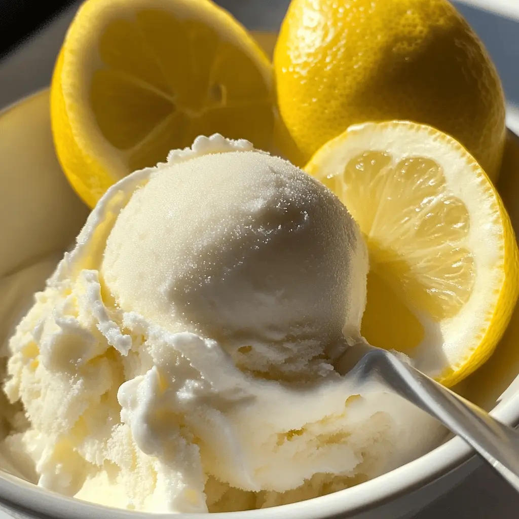 Easy Homemade Lemon Gelato Recipe
