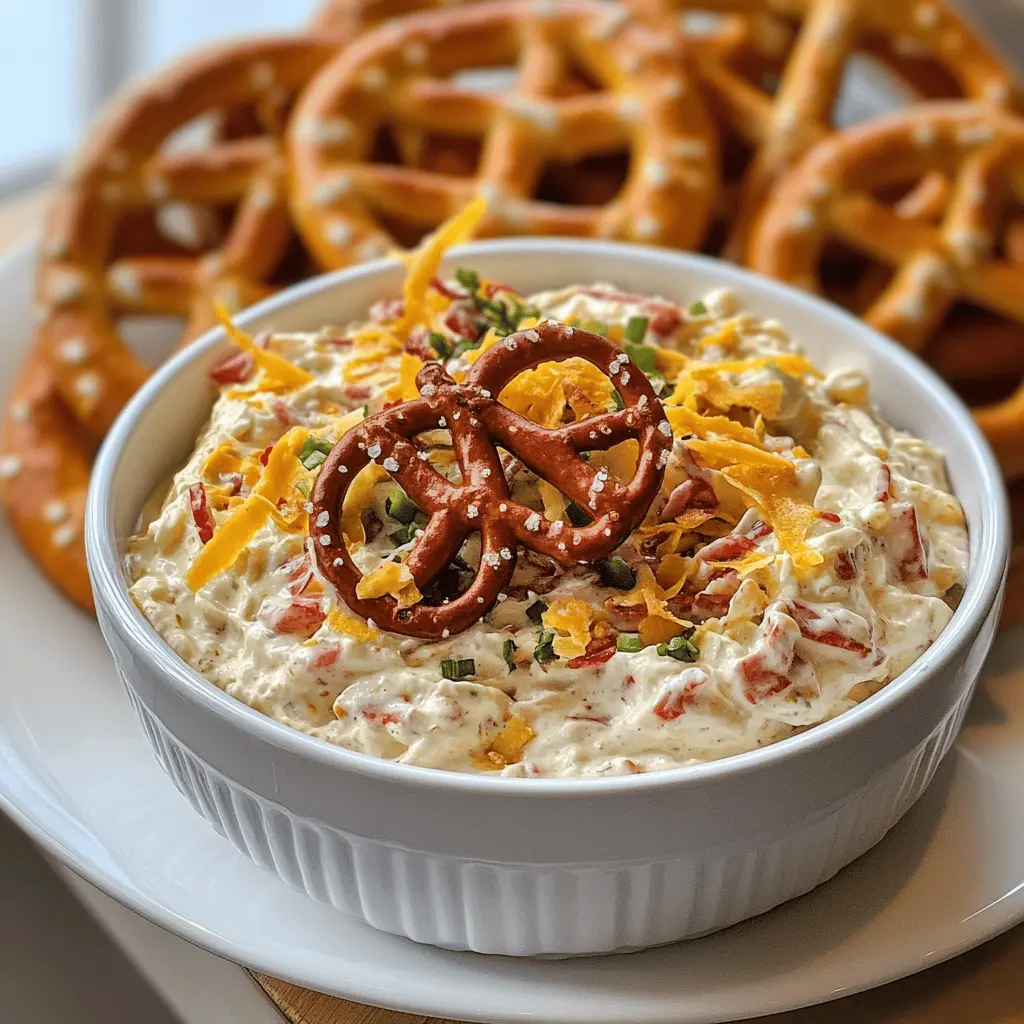 Easy Cheesy Pretzel Dip Recipe