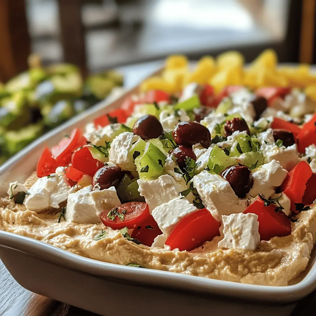 Easy 7 Layer Greek Dip Recipe