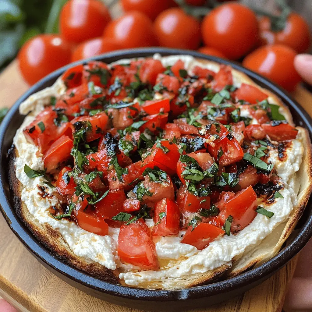 Easy Bruschetta Dip Recipe for Parties