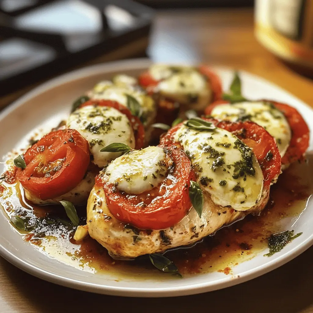 Easy Baked Caprese Chicken Recipe