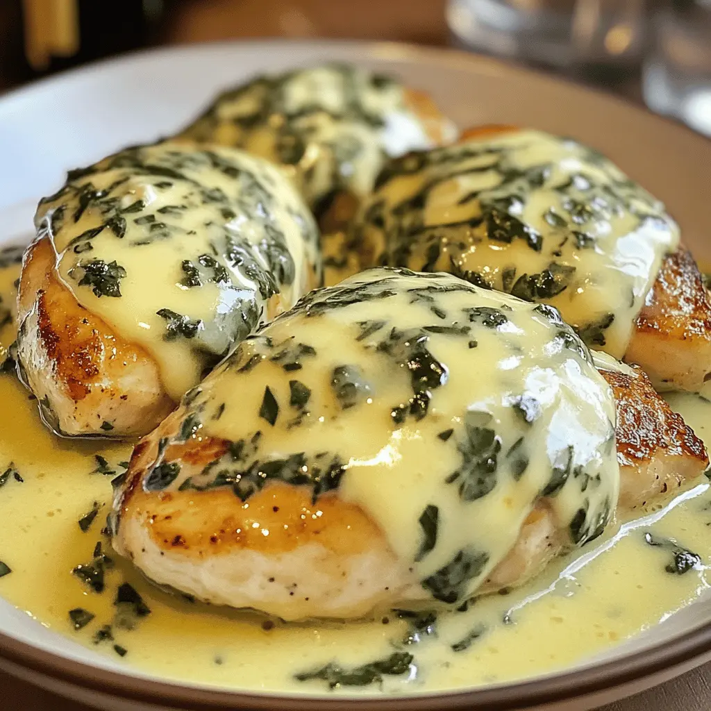Easy Mozzarella Chicken in Creamy Basil Sauce