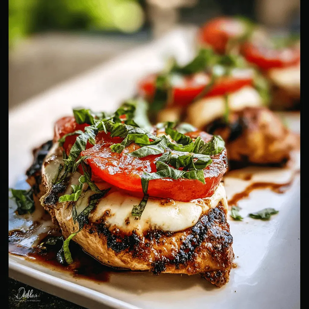 Easy Grilled Chicken Caprese Salad Recipe