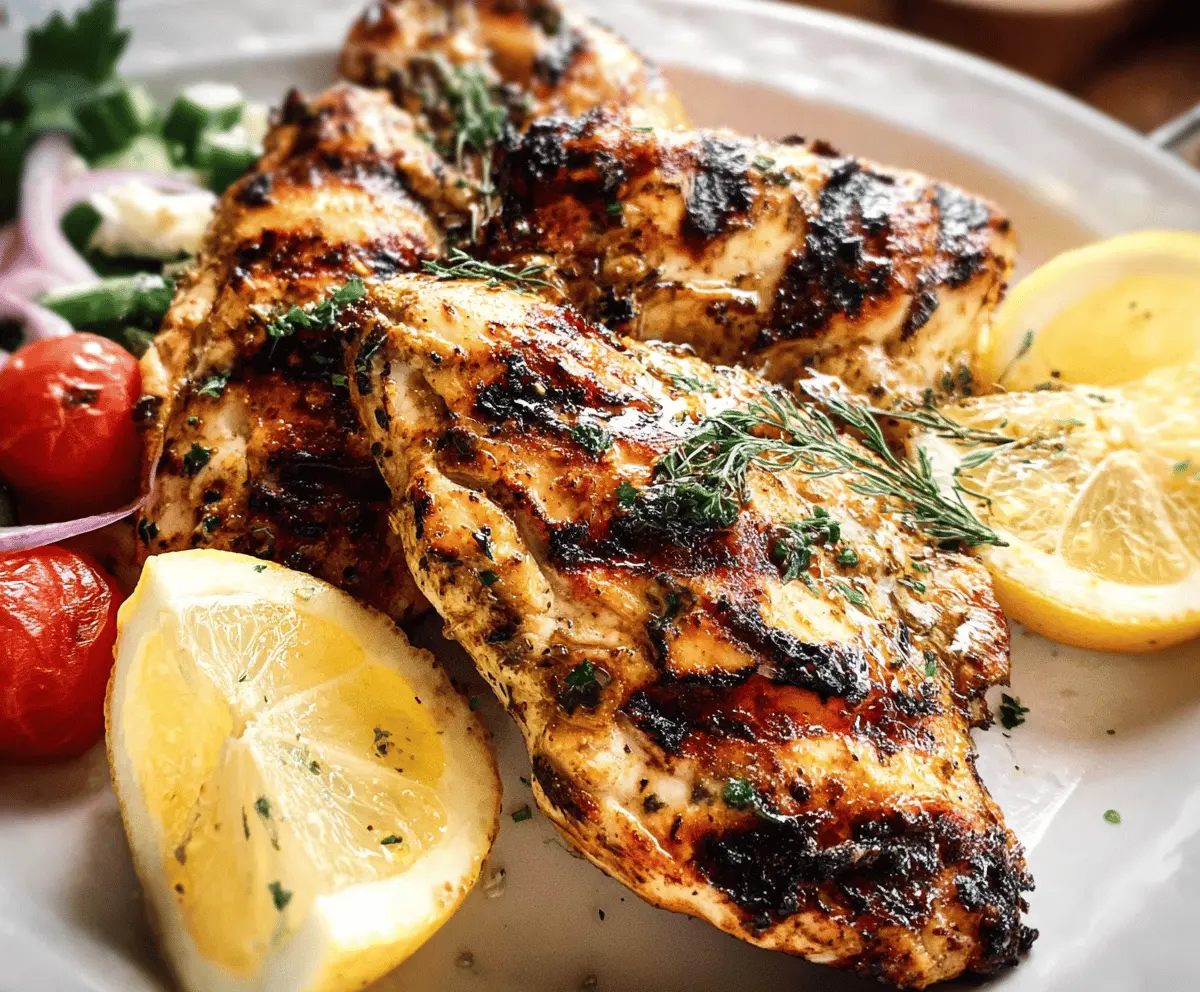 Easy Greek Marinated Chicken Recipe