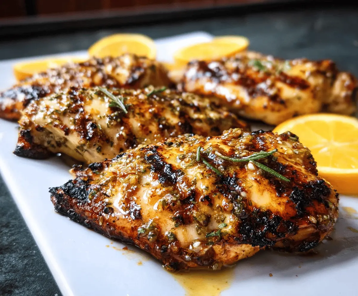 Easy Grilled Citrus Chicken with Sweet Glaze