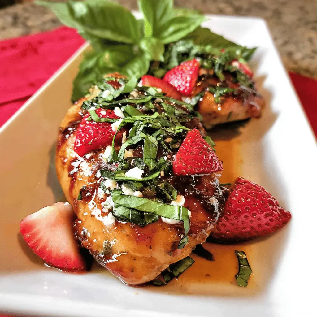 Easy Strawberry Basil Chicken Recipe
