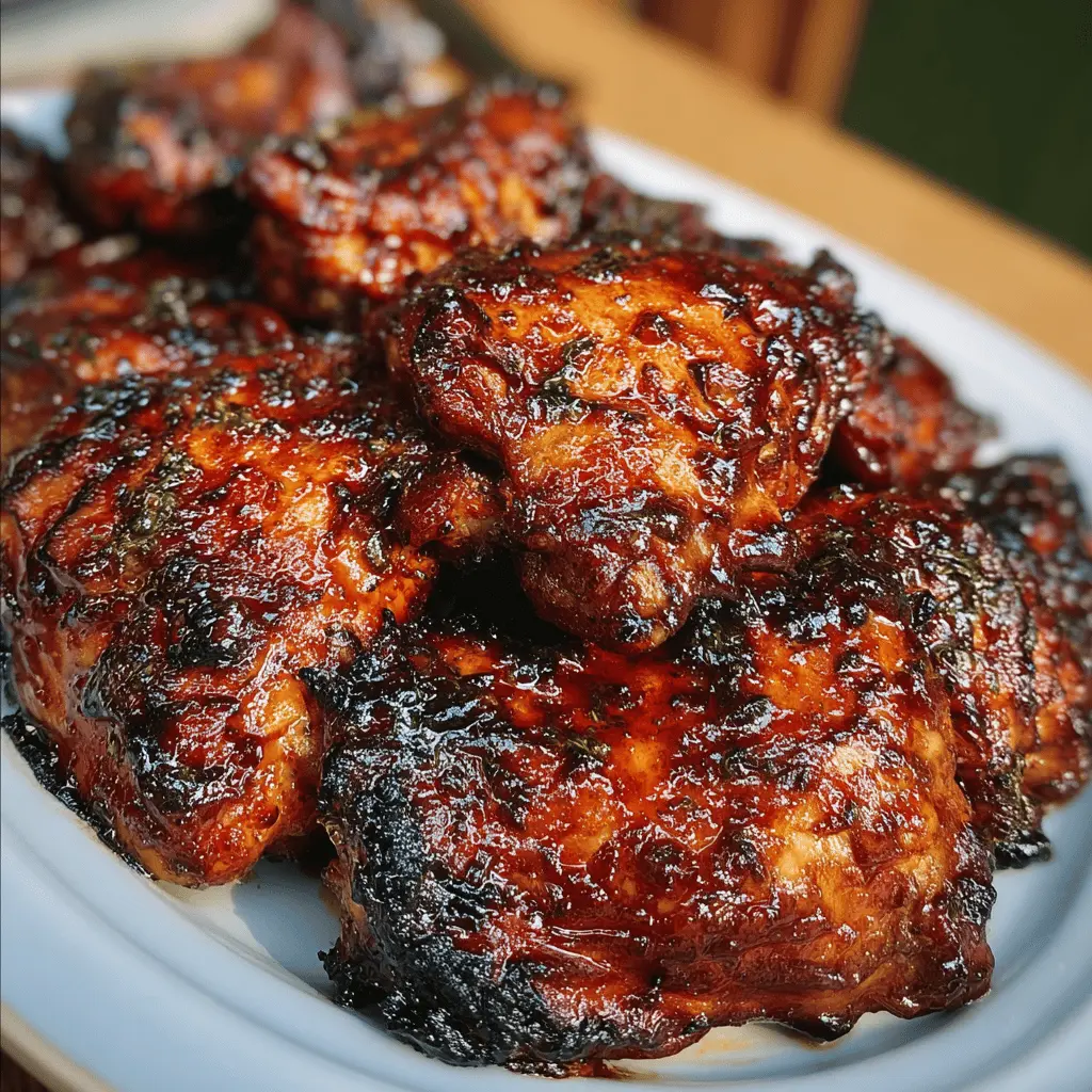 Easy Sticky Spicy BBQ Chicken Recipe