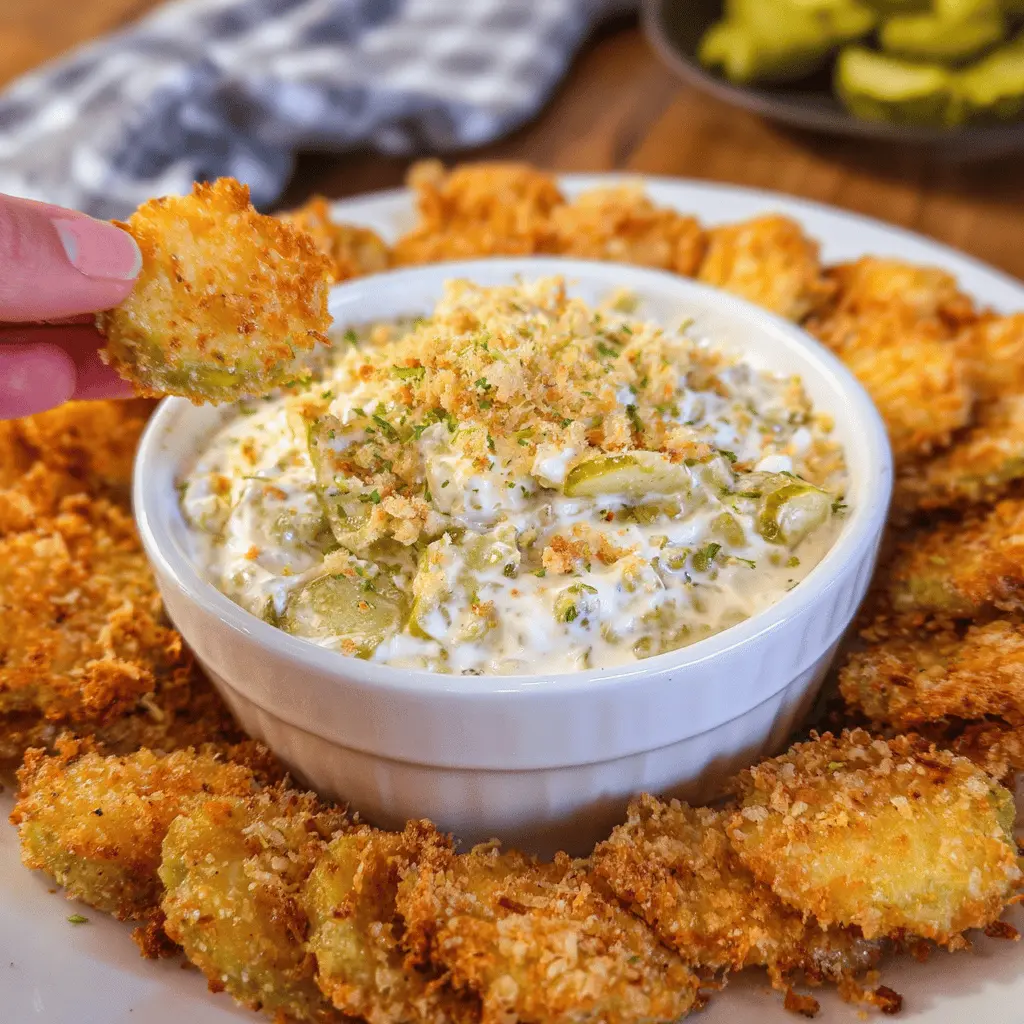 Easy Fried Pickle Dip Recipe for Parties
