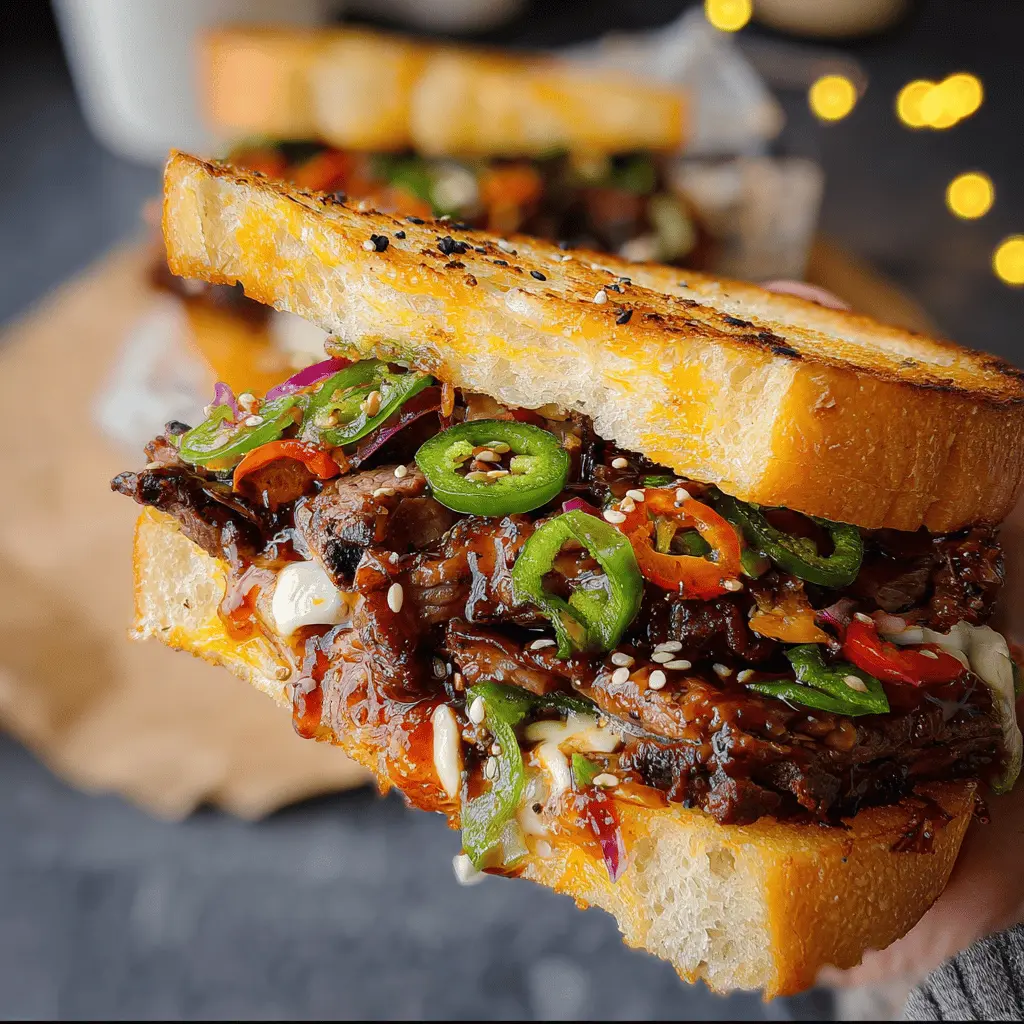 Easy Korean Steak Sandwich Recipe
