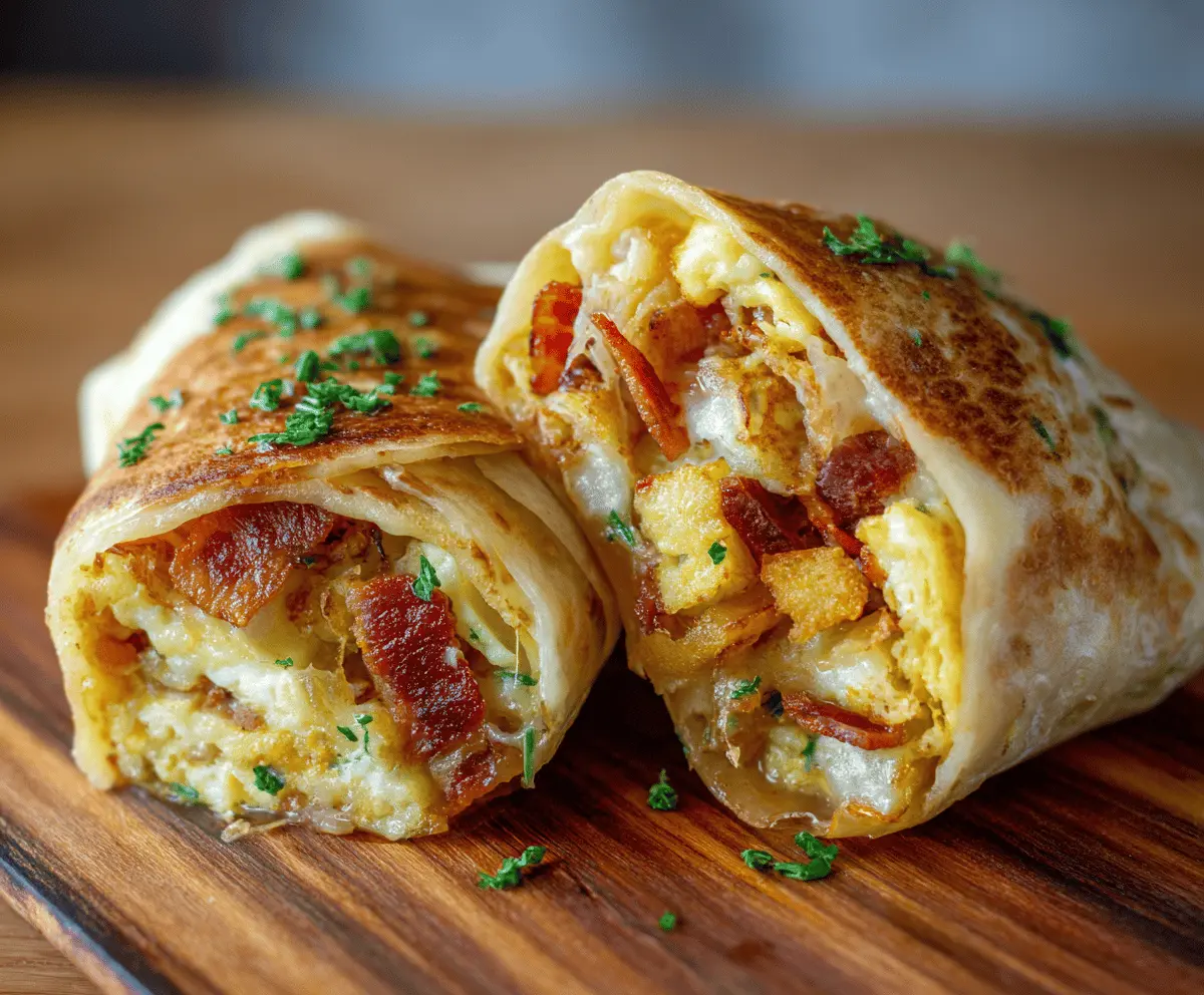 Pancake Breakfast Burritos