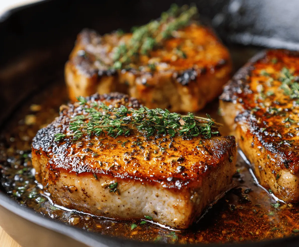 Honey Garlic Pork Chops