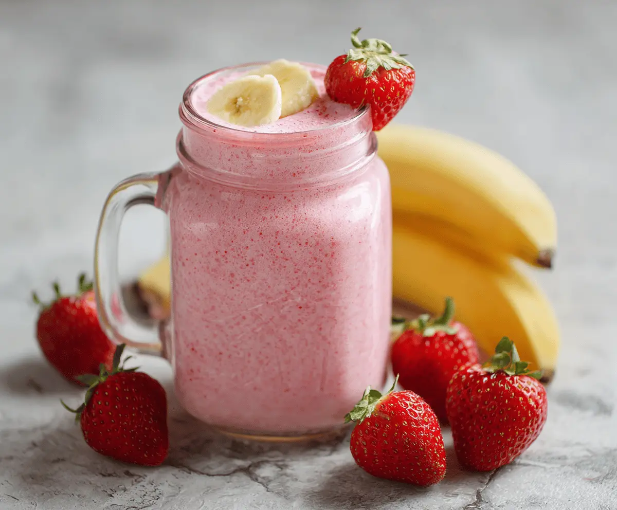 Strawberry Banana Smoothie