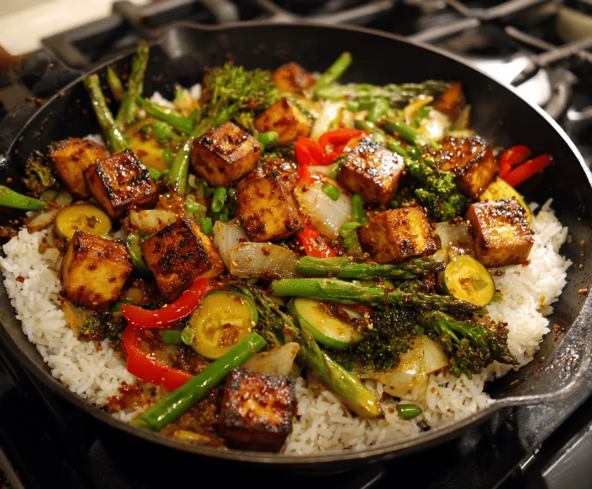 Tofu and Veggie Stir-Fry