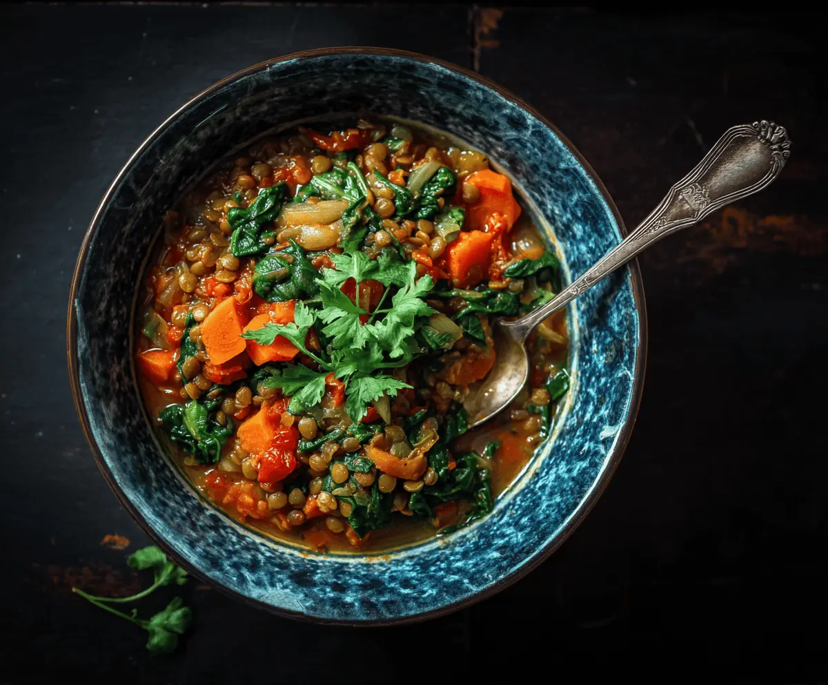 Lentil and Spinach Stew
