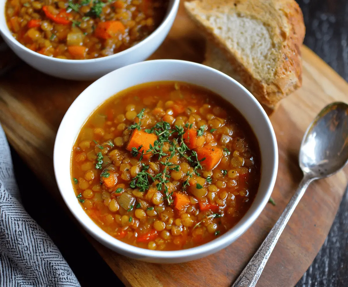 Vegetarian Lentil Soup