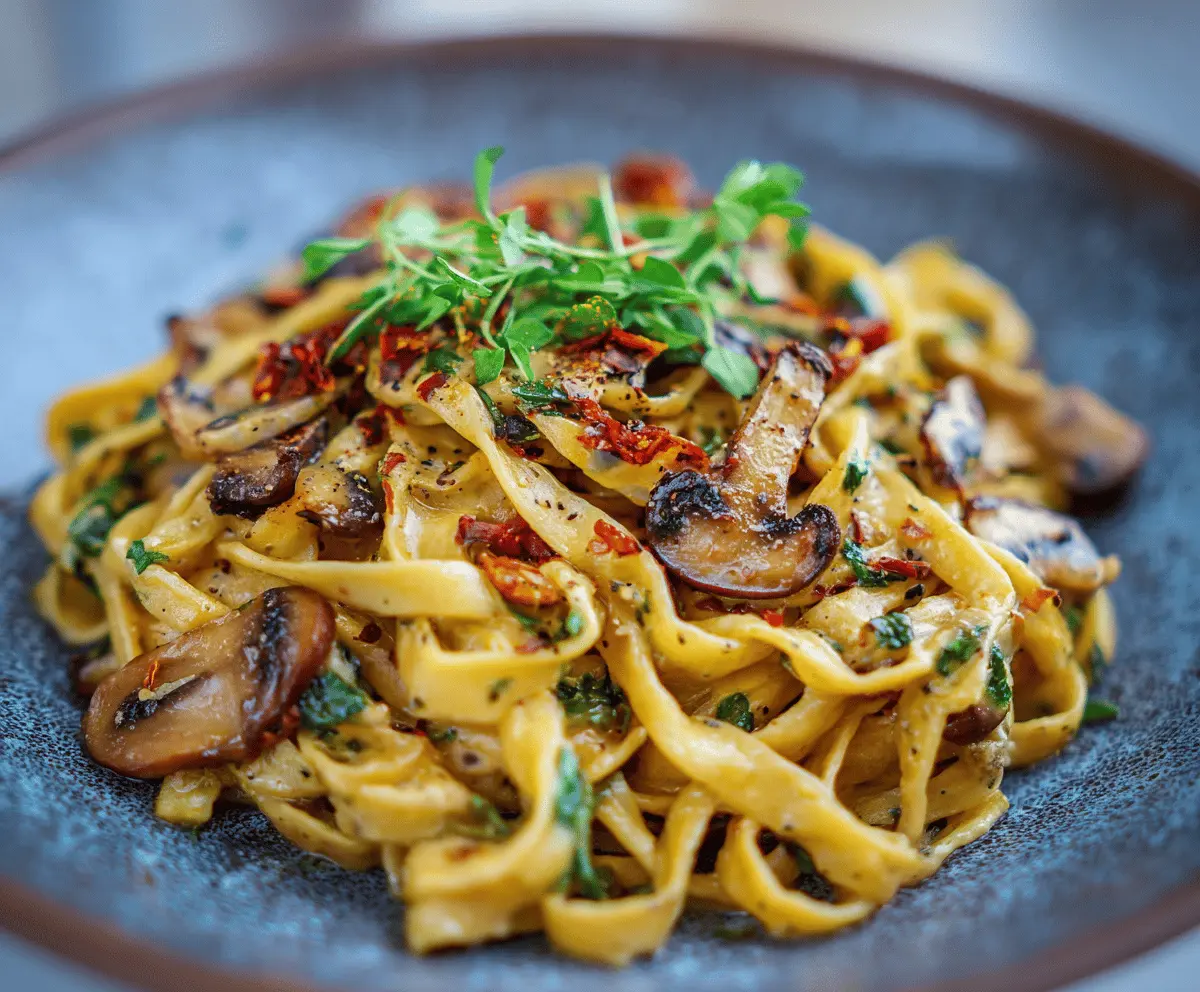 Vegan Mushroom Pasta