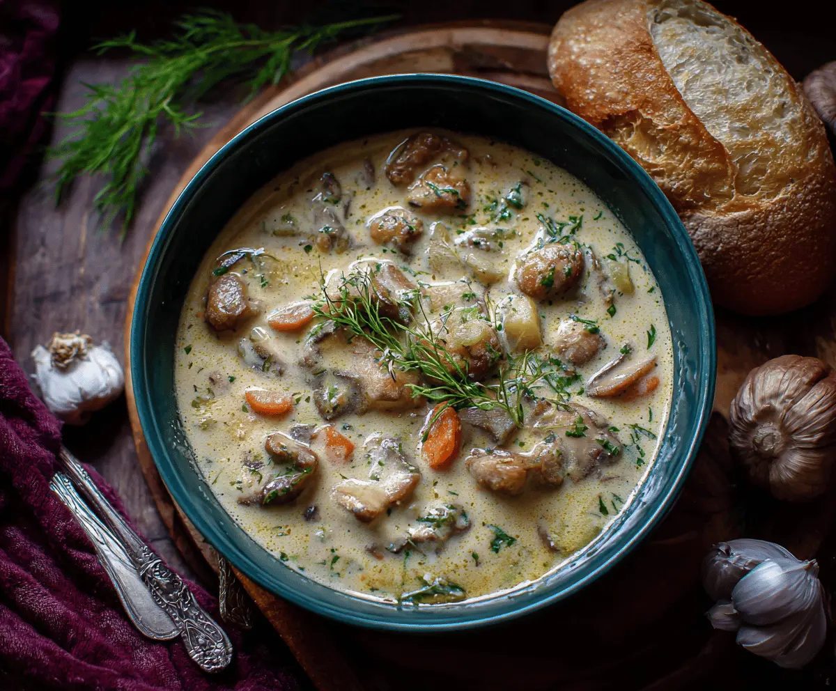 Creamy Mushroom Stew