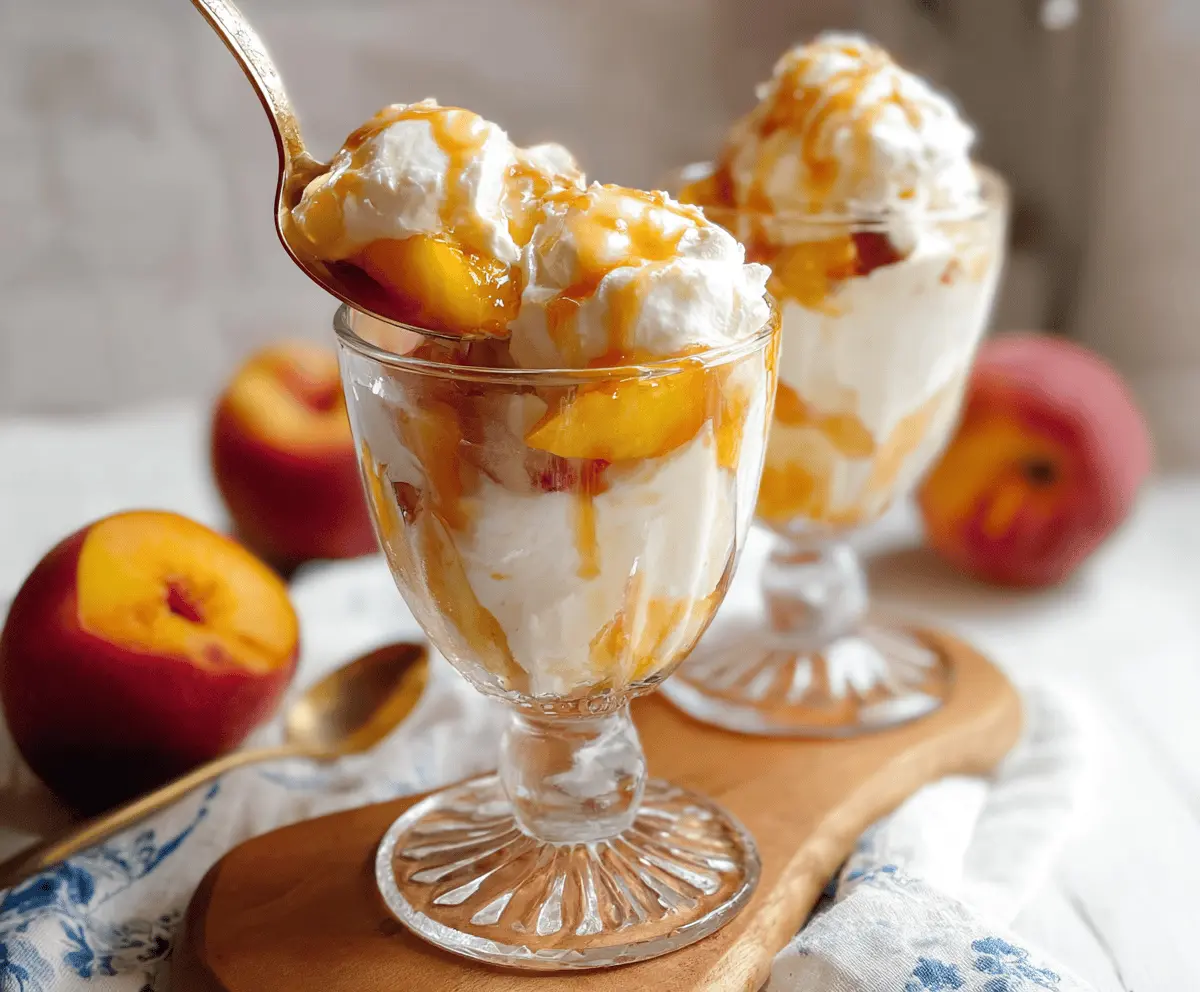 Easy Old Fashioned Peaches and Cream Recipe
