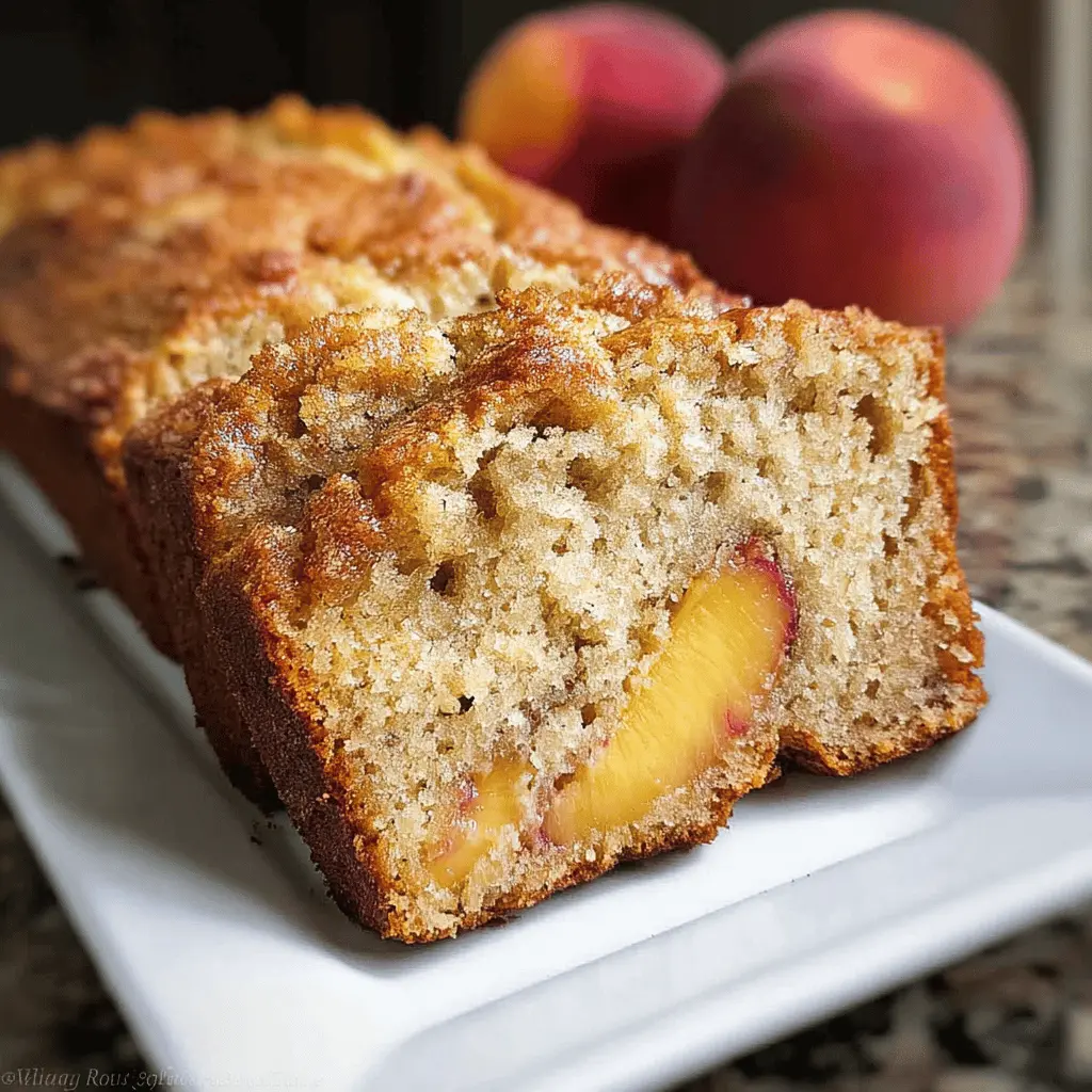 Easy Southern Peach Bread Recipe