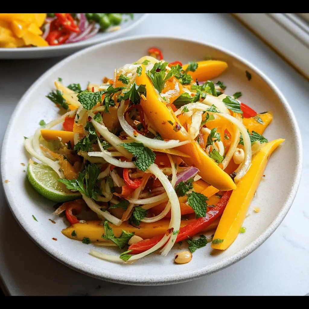 Sweet and Spicy Thai Mango Salad Recipe