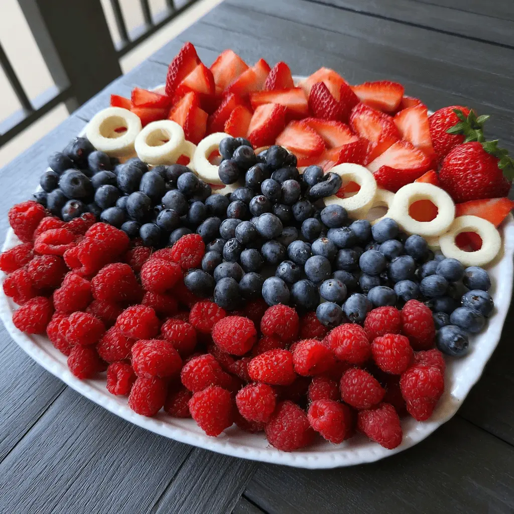 Easy 4th of July Fruit Platter Recipe
