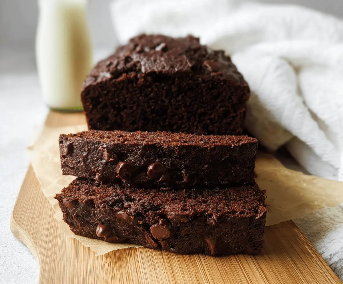 Moist Gluten-Free Chocolate Zucchini Bread