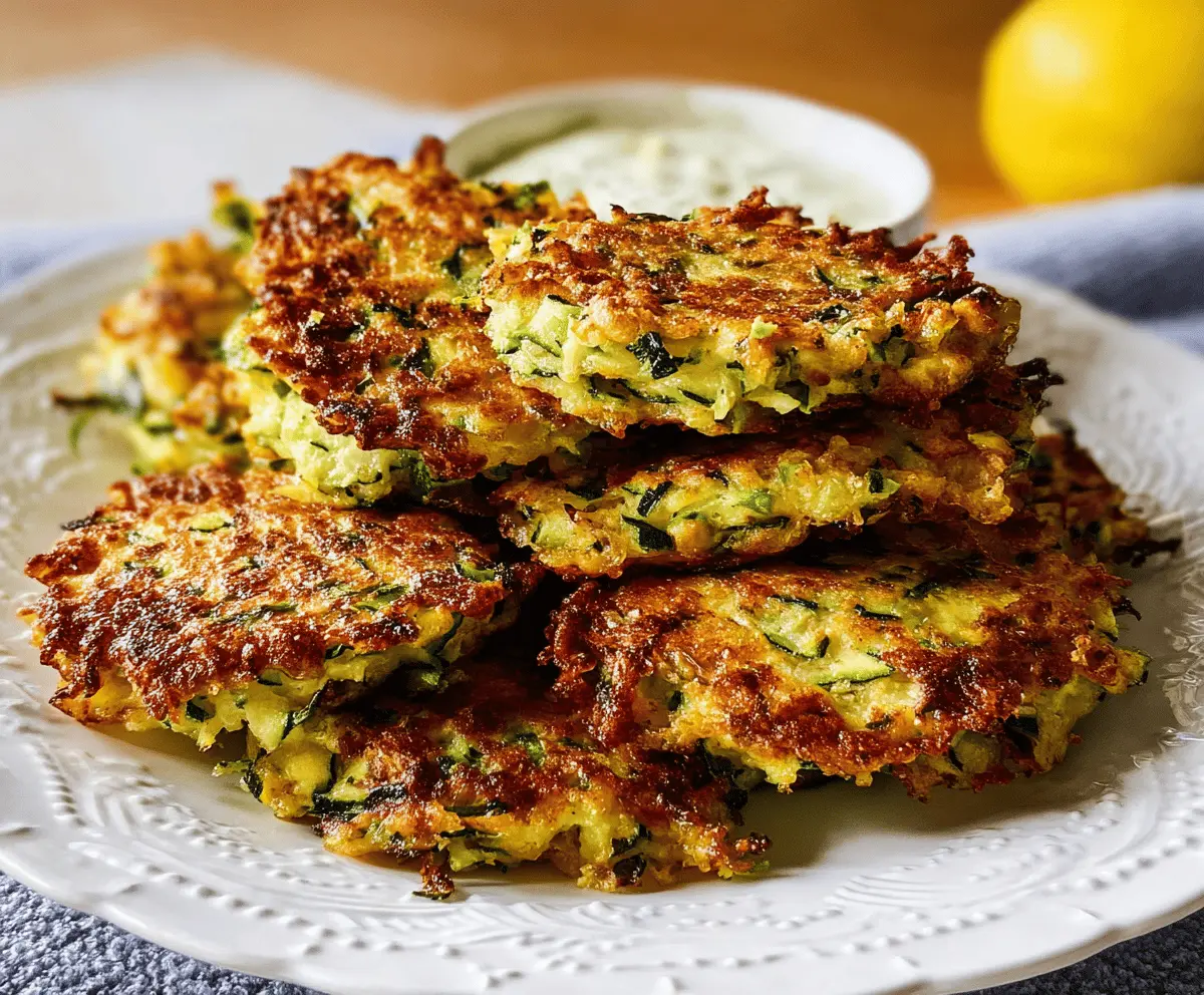 Crispy Zucchini Fritters Easy Recipe