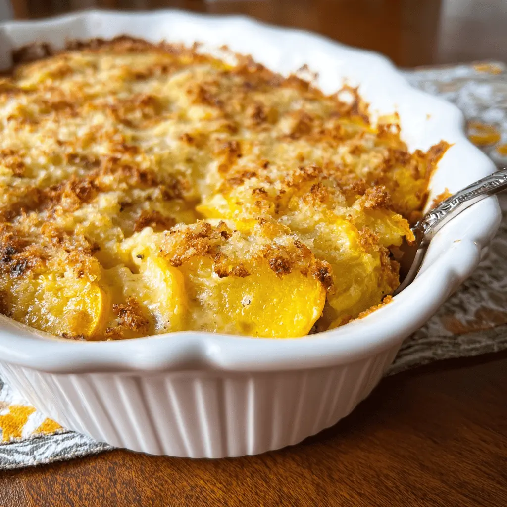 Easy Yellow Squash Casserole Recipe