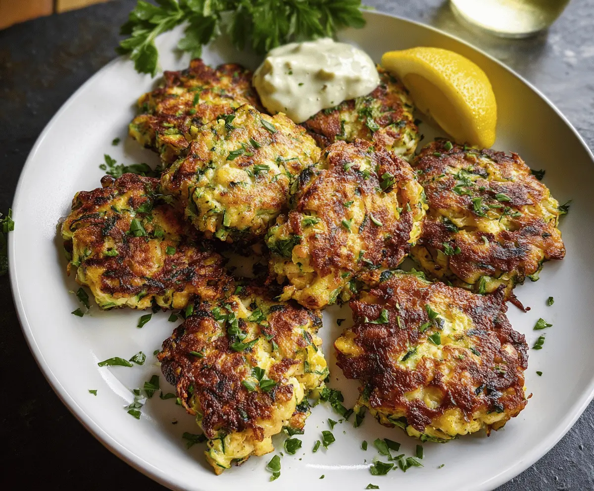 Easy Chicken Zucchini Fritters Recipe