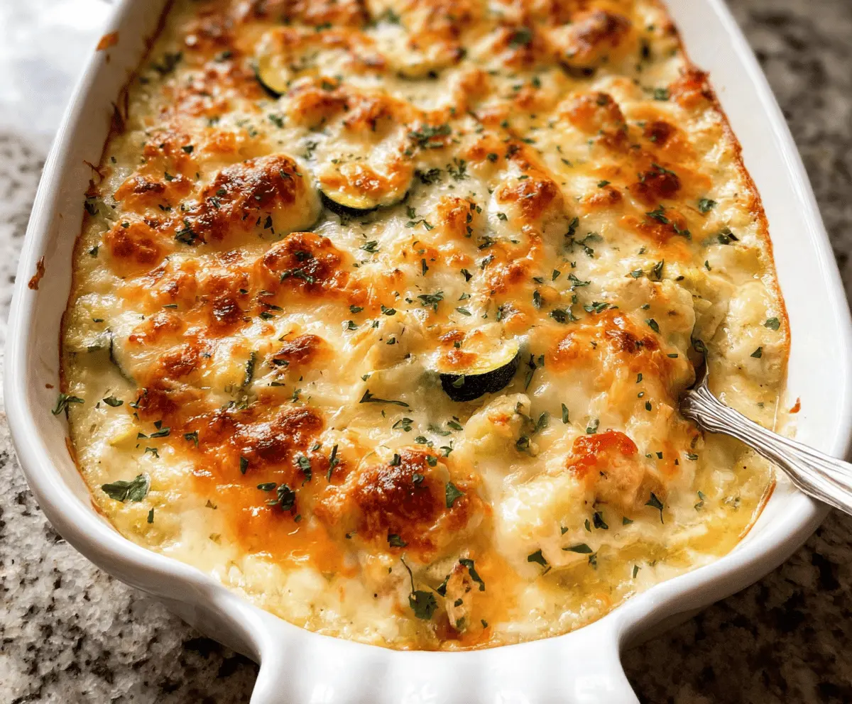 Easy Chicken Zucchini Casserole Recipe