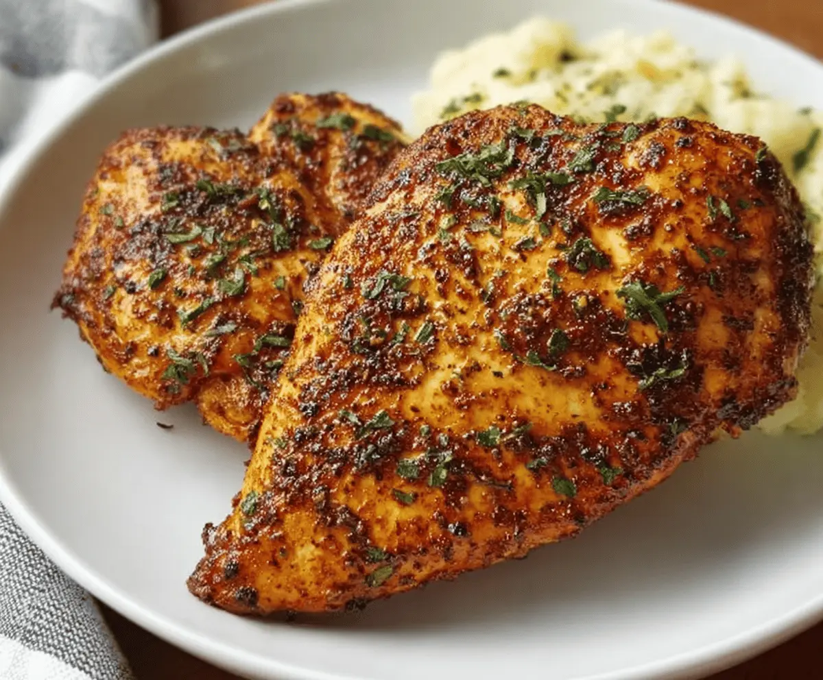 Quick and Juicy Air Fryer Chicken Breasts