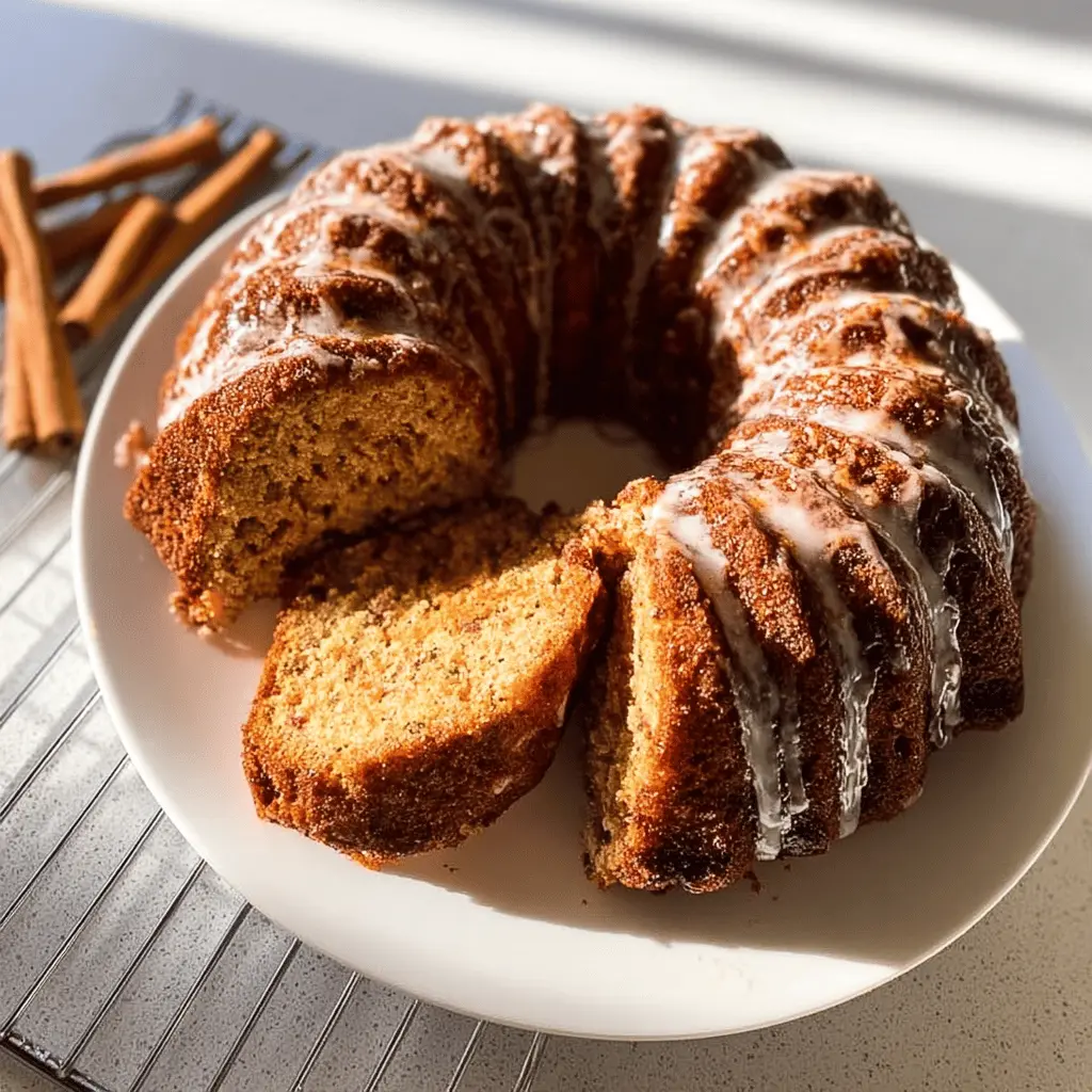 Moist Cinnamon Zucchini Bread Bundt Cake