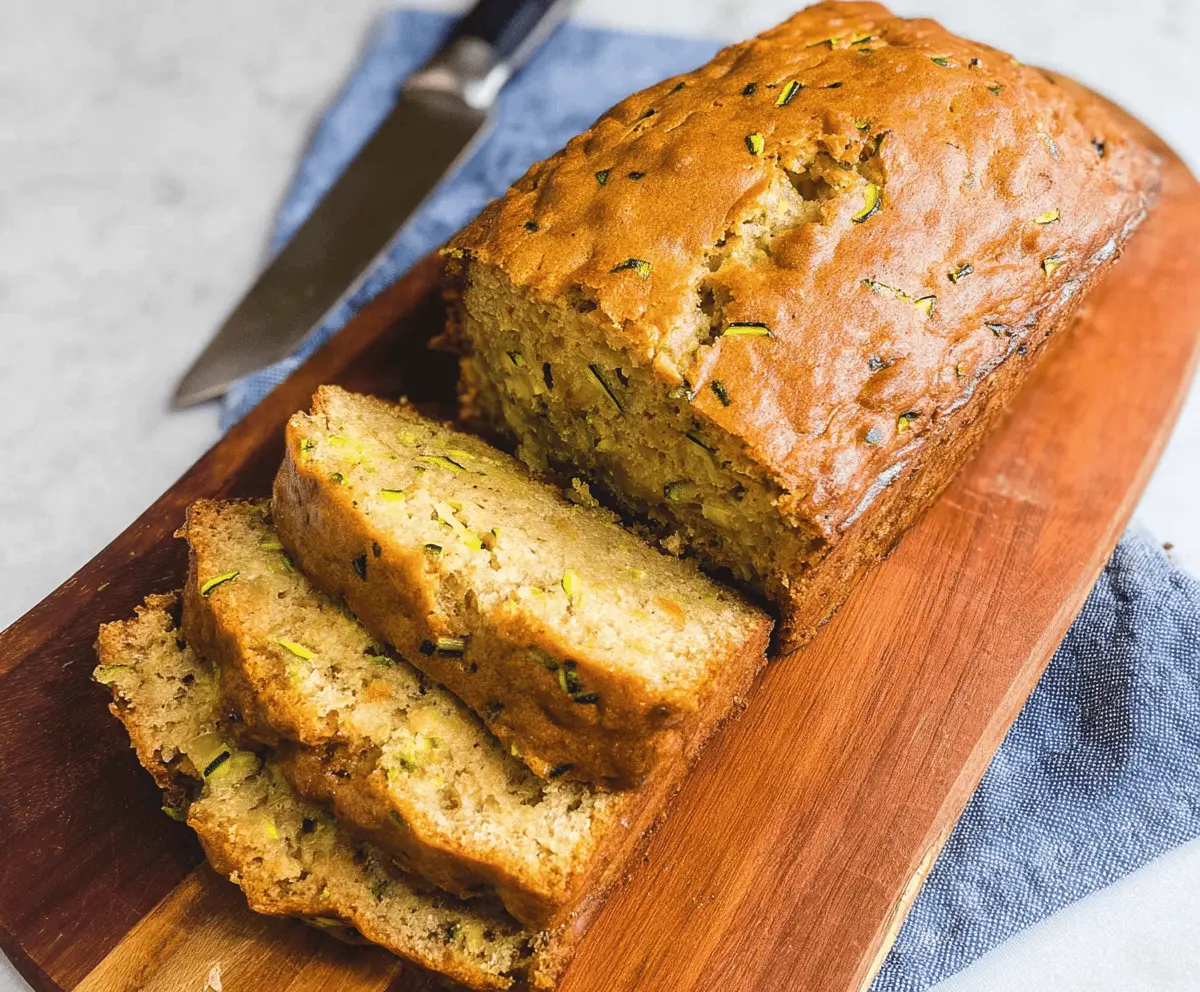 Moist Zucchini Banana Bread Recipe