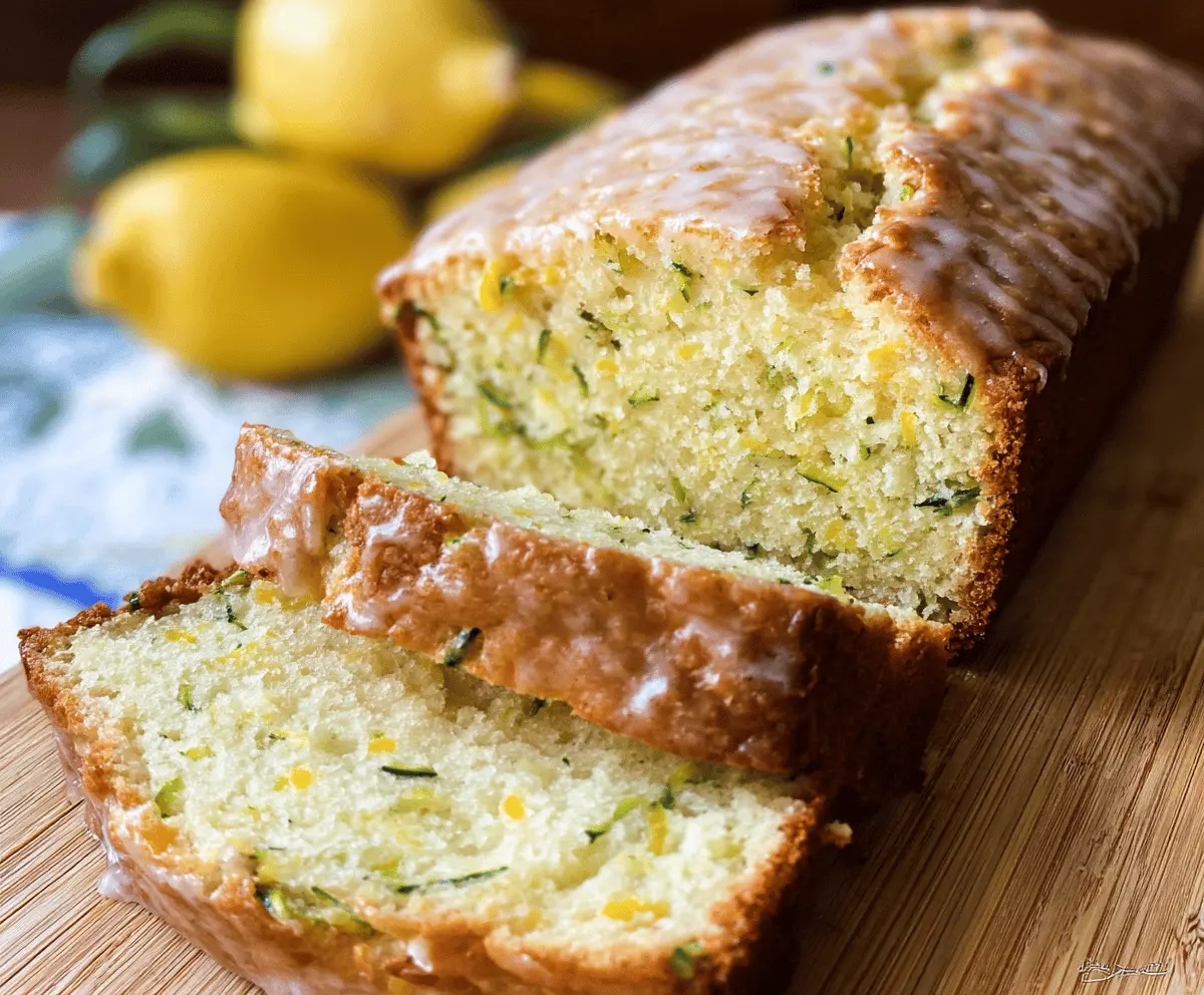 Moist Lemon Zucchini Bread Recipe
