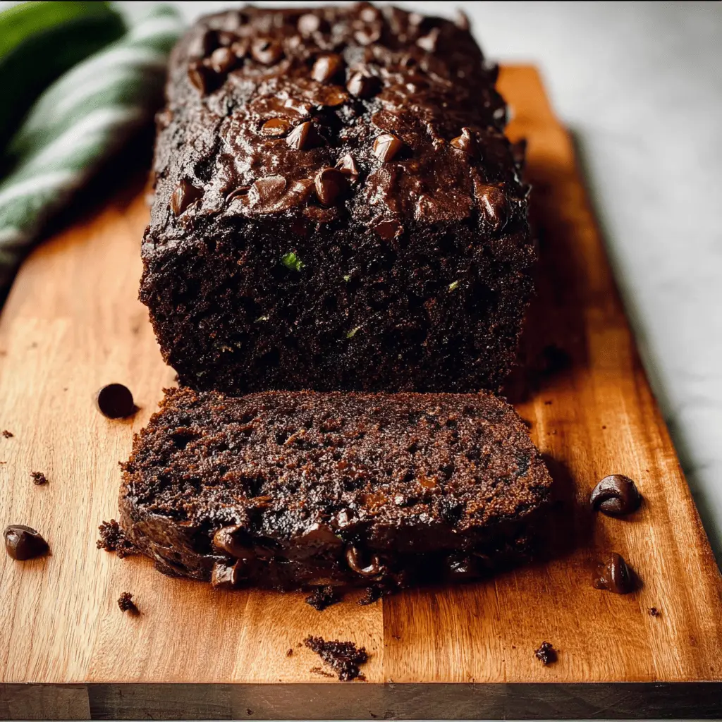 Healthy Chocolate Zucchini Bread Recipe