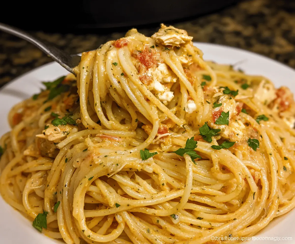Easy Crockpot Chicken Spaghetti Recipe for Busy Nights