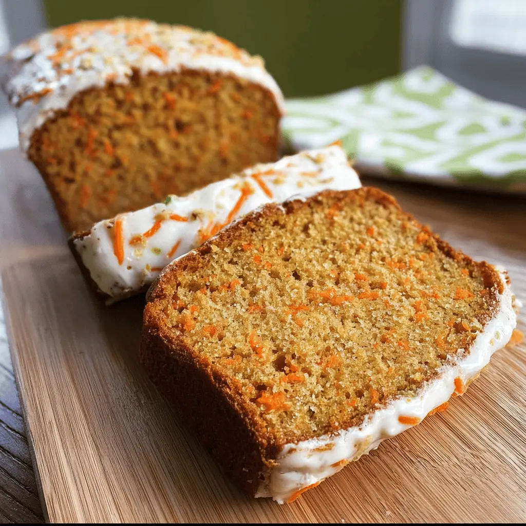 Easy Moist Carrot Bread Recipe