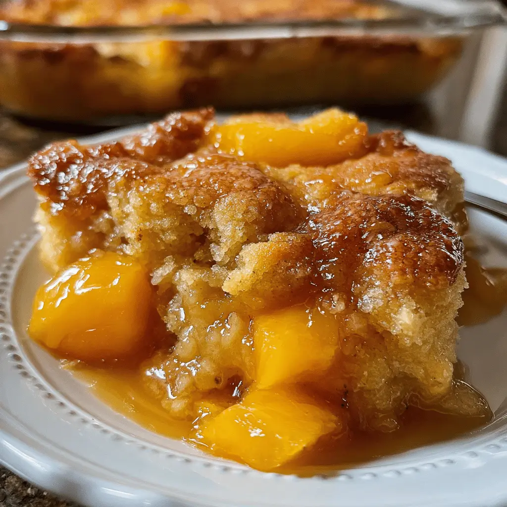 Classic Tennessee Peach Pudding Recipe