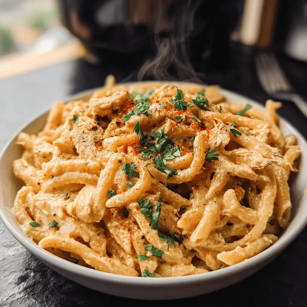 Easy Crock Pot Cajun Chicken Pasta Recipe
