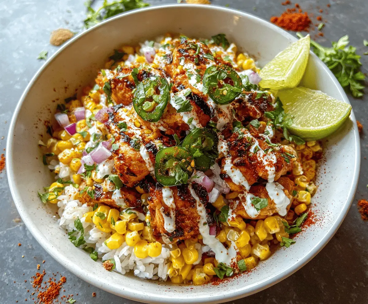 Easy Street Corn Chicken Rice Bowl Recipe