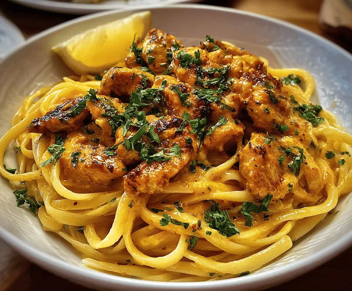 Easy Cowboy Butter Chicken Linguine Recipe